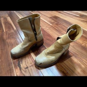 Frye boots.